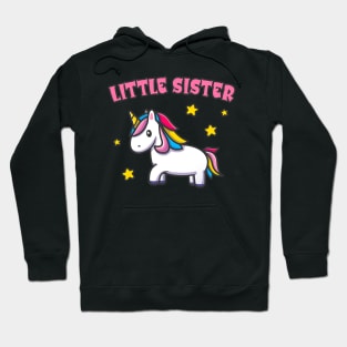 Little Sister Cute Unicorn Baby Hoodie